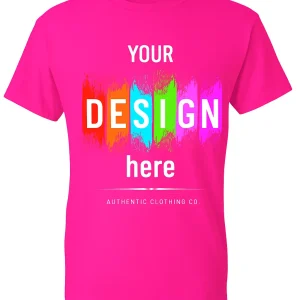 Heavyweight T-Shirt with Custom Print. Design here.